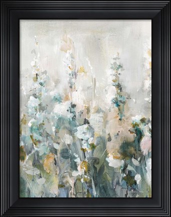 Framed Rustic Garden Neutral II Print