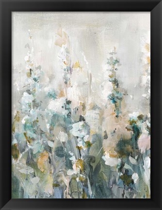 Framed Rustic Garden Neutral II Print