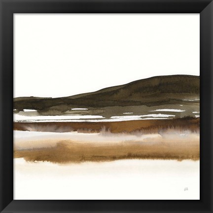 Framed Marsh I Print
