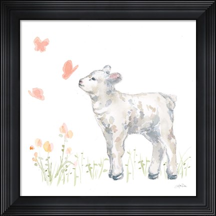 Framed Spring Lamb IV Print