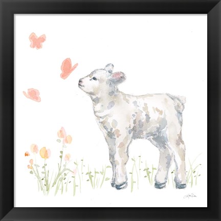 Framed Spring Lamb IV Print