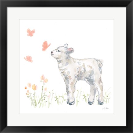 Framed Spring Lamb IV Print