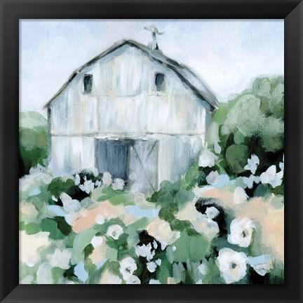 Framed Summer Barn II Print