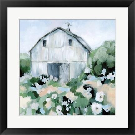 Framed Summer Barn II Print