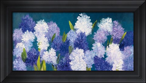 Framed Bold Hyacinth Crop Print