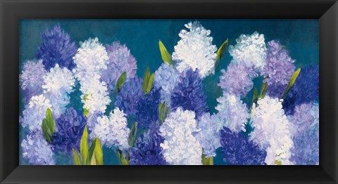 Framed Bold Hyacinth Crop Print