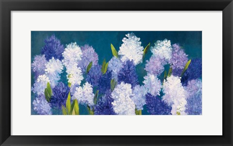 Framed Bold Hyacinth Crop Print