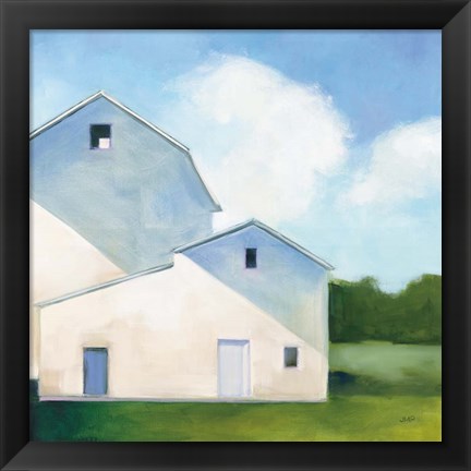 Framed Barn Shadows Print