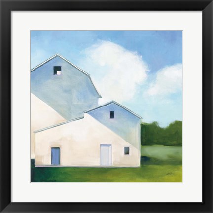 Framed Barn Shadows Print