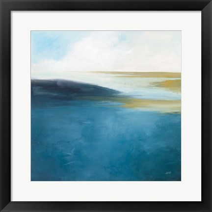 Framed Subtle Sea Print