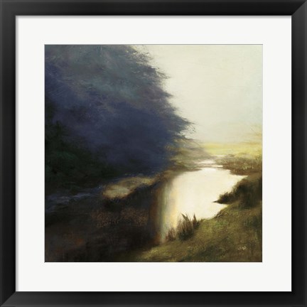 Framed Spring Morning Dark Print