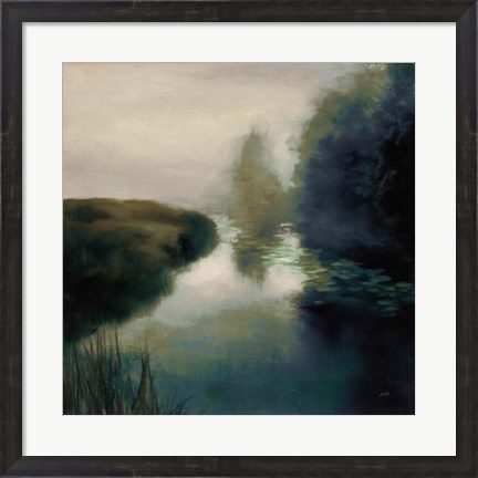 Framed Twilight Fog Dark Print
