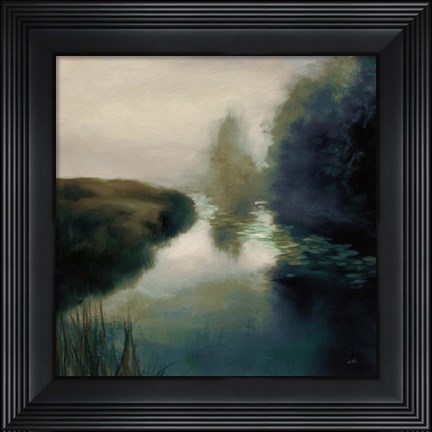 Framed Twilight Fog Dark Print