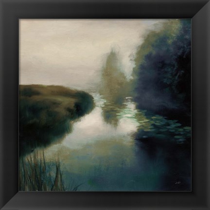 Framed Twilight Fog Dark Print