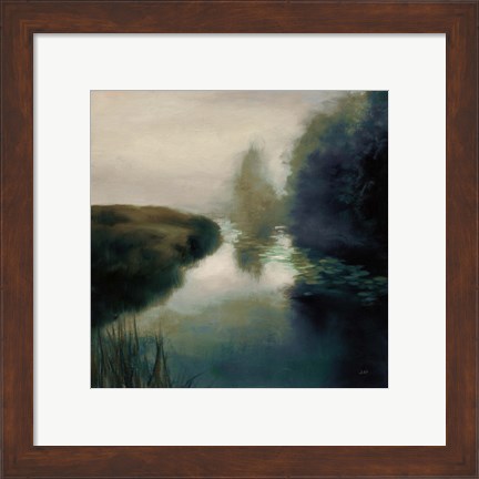 Framed Twilight Fog Dark Print