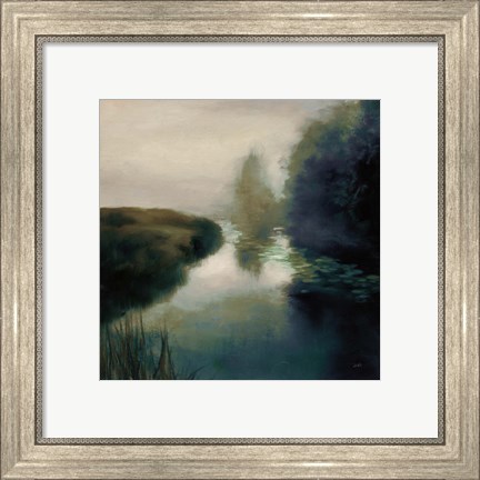 Framed Twilight Fog Dark Print