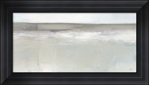 Framed Crest of the Wave Gray Print