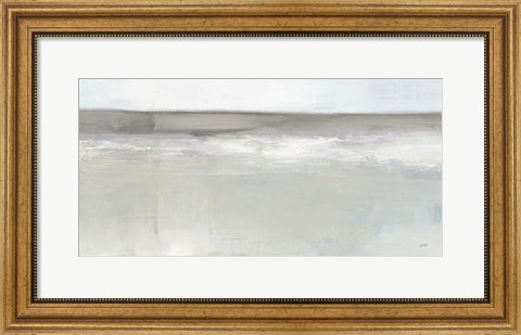 Framed Crest of the Wave Gray Print