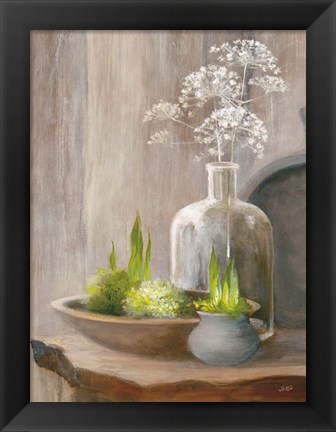 Framed Rustic Elegance III Print