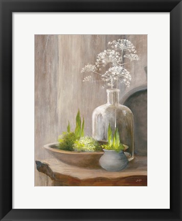 Framed Rustic Elegance III Print