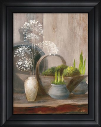 Framed Rustic Elegance I Print