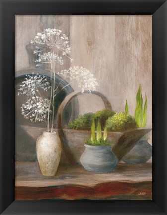 Framed Rustic Elegance I Print