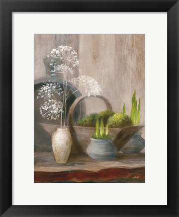 Framed Rustic Elegance I Print