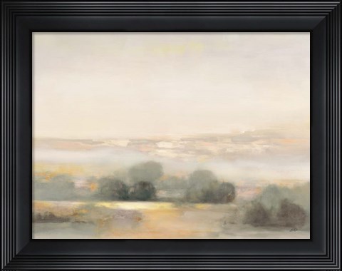 Framed Atmospheric Neutral No Pink Print