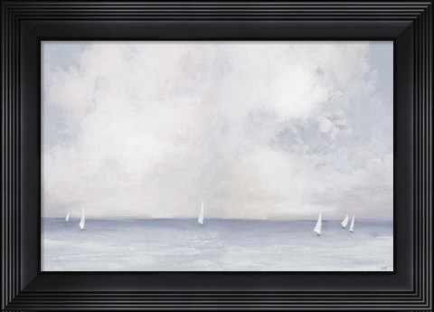 Framed Dark Morning Sail Print