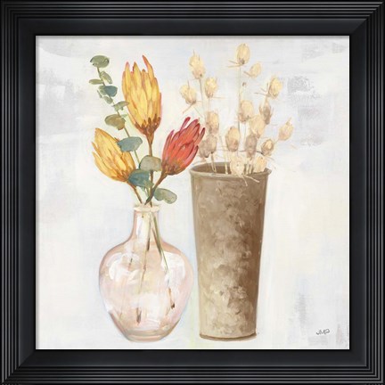 Framed Autumn Greenhouse V Brown Print