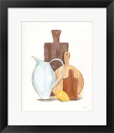 Framed Marnies Kitchen II Print