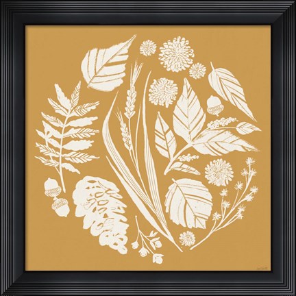 Framed Autumn Tones XI Print