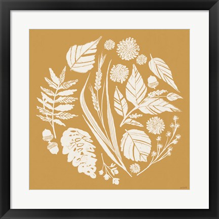 Framed Autumn Tones XI Print