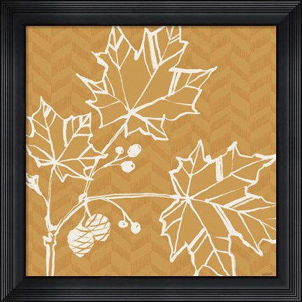 Framed Autumn Tones IV Print