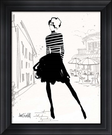 Framed City Style Sketches VII Print
