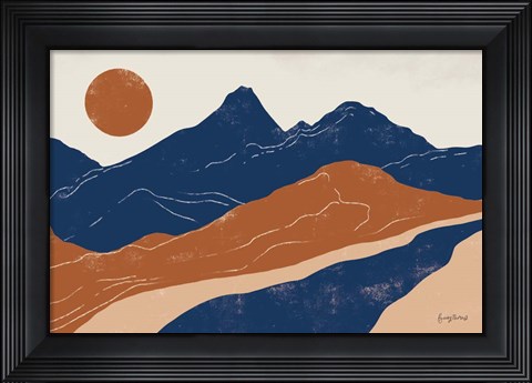 Framed Colorful Peru Trails Print