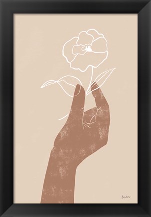 Framed Boho Dreams II Neutral Print