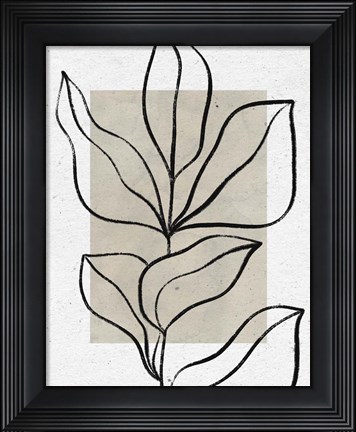 Framed Color Block Balance II Print
