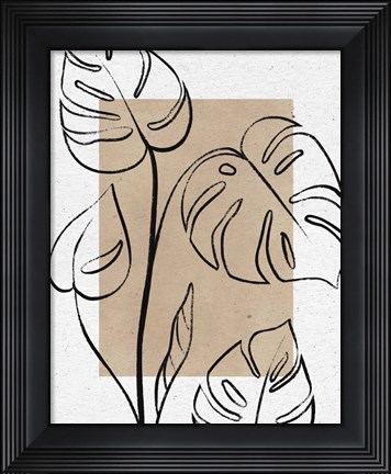 Framed Color Block Balance I Print