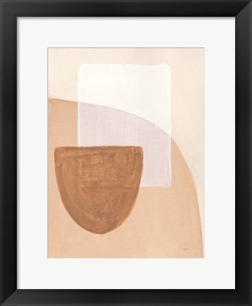 Framed Sandy Balance III Print