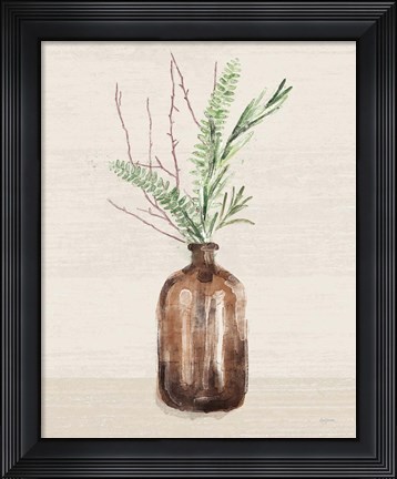 Framed Seasonal Market Still Life I Print