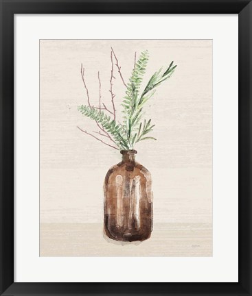 Framed Seasonal Market Still Life I Print