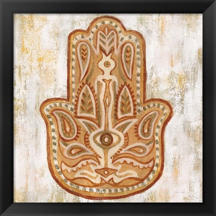 Framed Hamsa Print