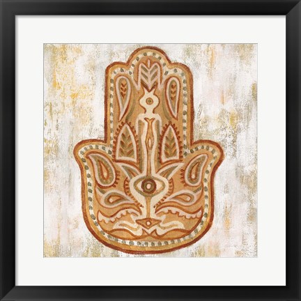 Framed Hamsa Print