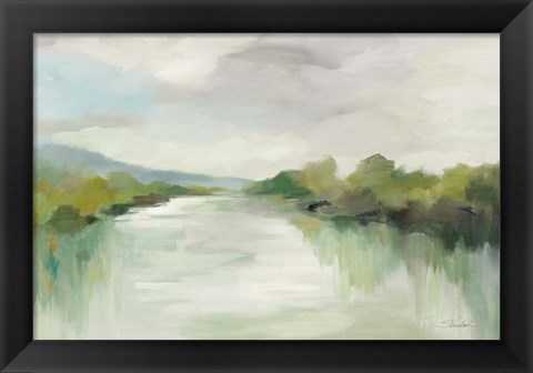 Framed April River Light Print