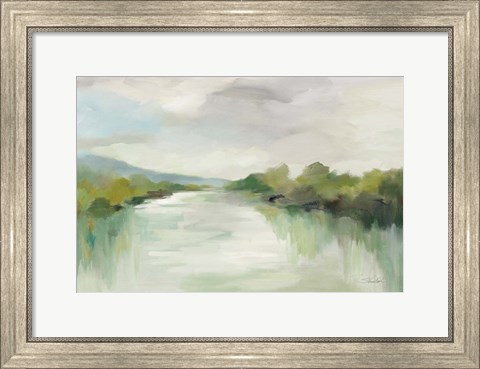 Framed April River Light Print
