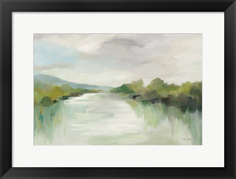 Framed April River Light Print