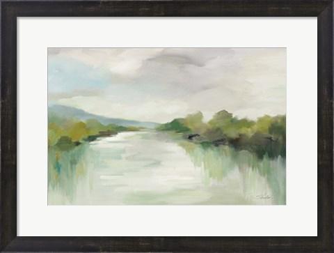 Framed April River Light Print