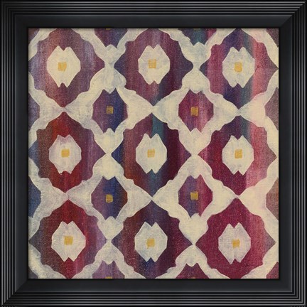 Framed Boho Lattice II Print
