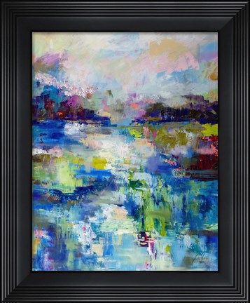 Framed Abstract Evening Print